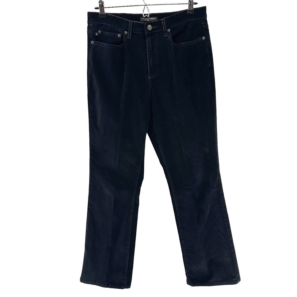RALPH LAUREN POLO JEANS CO. Corduroy High Rise Bootcut Pants • 10 • black